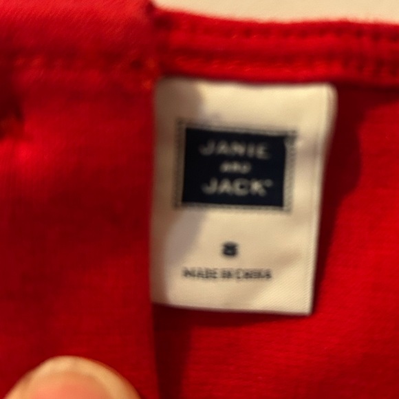 Janie and Jack Red Dress Size 8 - Picture 4 of 4
